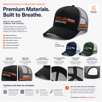 Gorra Trucker de Camuflaje con Parche Bordado Personalizado, Parte Trasera de Malla, Parte Delantera de Espuma, Ajustable, para Caza y Actividades al Aire Libre, para Hombres y Mujeres