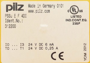 3x Pssu E <span class=keywords><strong>F</strong></span> 4di Pssuef4di 312200 24v 6ma 电子模块 - Product Image 2