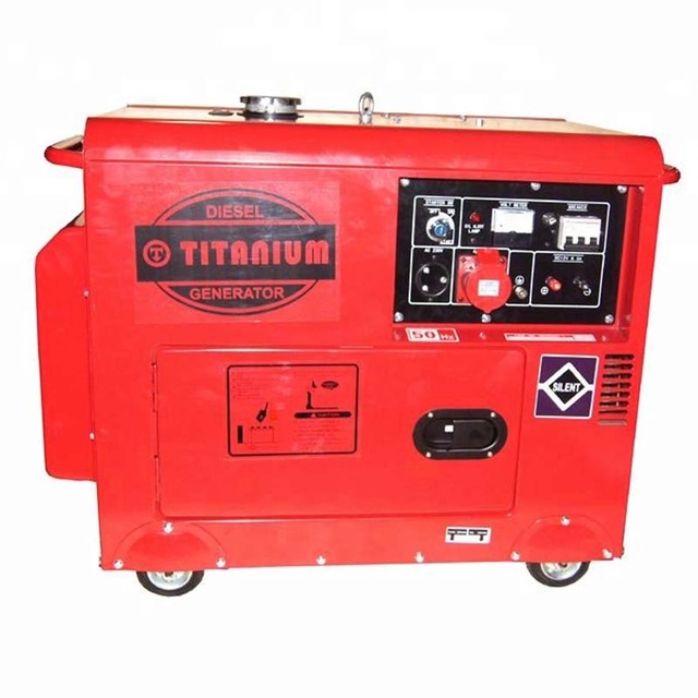 Small Ac Alternator 5.5kva 5 Kva 3 Phase Generator 6kw Silent diesel Generator