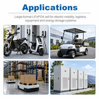 Sel Baterai Silinder Besar LiFePO4 Misen 60180 3.2V 65Ah untuk Kendaraan Listrik AGV dan Sistem Penyimpanan Energi Surya