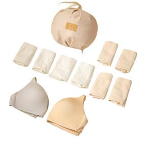 Pochette de rangement pour vêtements en polyester trois-en-un portable, fermeture à glissière, sous-vêtements, culottes, chaussettes, soutien-gorge, sac de voyage tendance - Product Image 2