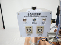 Machine de bouchage semi-automatique pneumatique pour bouteilles en plastique, liquides carbonatés, lotions, avec serrure de bureau et vis en verre, fabriquée par YETO