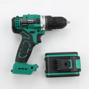 PEIFENG Borstelloze Oplaadbare Elektrische Boormachine Zware uitvoering Lithium-accu 21V Twee accu's Eén lader Draadloos Slagboormachine OEM - Product Image 1