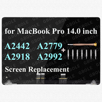 Nouvel écran GBOLE en gros pour MacBook Pro A2918/A2992/A2442/A2779 14 pouces, assemblage d'écran LED LCD de remplacement avec caméra