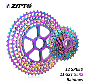 ZTTO-<span class=keywords><strong>Cassette</strong></span> arcoíris de <span class=keywords><strong>12</strong></span> <span class=keywords><strong>velocidades</strong></span> para bicicleta de montaña, rueda libre, 11-52T, SLR2, <span class=keywords><strong>12</strong></span> s, <span class=keywords><strong>MTB</strong></span>, para HG Hub - Product Image 4