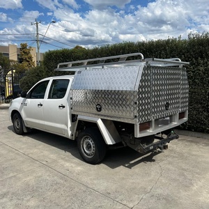 Customized Waterproof Heavy Duty Aluminum Truck Ute Canopy with <b>Tool</b> <b>Boxes</b> and Lockable Features - Product Image 1