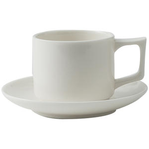Taza de café con leche de cerámica con logotipo personalizado, taza de café de porcelana blanca mate, taza de café expreso de estilo Ins de pequeña capacidad para café y hogar - Product Image 5