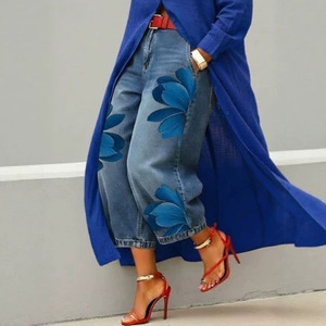 Nouvelle Arrivée 2026 – Jean Ample Confortable et Polyvalent pour Femme, Style Faux Denim, Coupe Décontractée (Europe & États-Unis) - Product Image 2