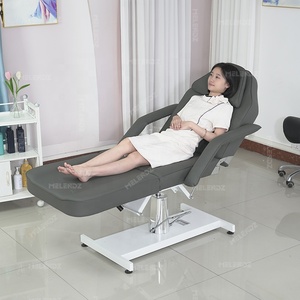 Mesa de pestañas, tatuaje de belleza, camilla de cama de pestañas de belleza hidráulica para salón de belleza, cama de pestañas, sillas faciales, cama de masaje de Spa - Product Image 4
