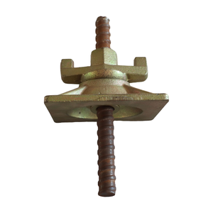 Les montants d'échafaudage sont sécurisés Plaque carrée en fonte ductile Tirants Échelles galvanisées Composants en acier Écrous rotatifs - Product Image 1