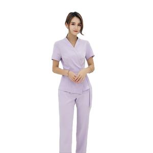 <span class=keywords><strong>Esthéticienne</strong></span> vêtements pédicure bain de pieds technicien vêtements costume hôtel salon de beauté travail vêtements technicien salopette - Product Image 1