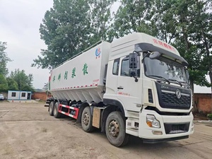 Semirremolque de 45 metros cúbicos para transporte de polvo a granel, grano, alimento para animales, camión cisterna tipo silo, semirremolque de 3 ejes tipo V. - Product Image 2