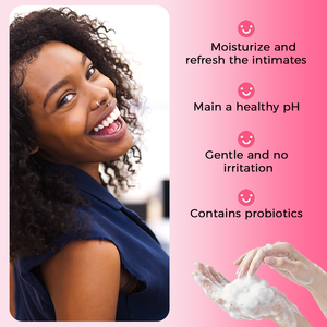 Nouveau produit : Nettoyant intime probiotique Fraise Orange, pH équilibré et hydratant - Product Image 2