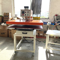Presse à Chaud Pneumatique Monoposte Haute Pression 80*100cm pour Impression Personnalisée de Textiles et T-shirts