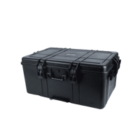 Valise rigide personnalisée de couleur, étanche, haute résistance aux chocs, avec mousse cubique intégrée, pour le rangement d'outils en plastique