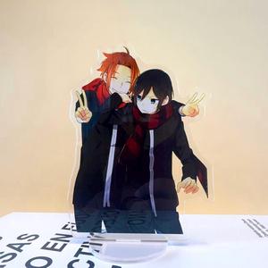 Horimiya Acrylic Standee Hori <strong>Miyamura</strong> Anime Character Display Clear Acrylic Desk Decor Romance Anime Collectible - Product Image 2