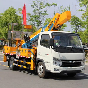 Camión con Plataforma de Trabajo Aérea Telescópica de 4 Secciones y 20 Metros de Foton para la Recolección de Frutas e Instalación de Postes de Servicios Públicos - Product Image 1