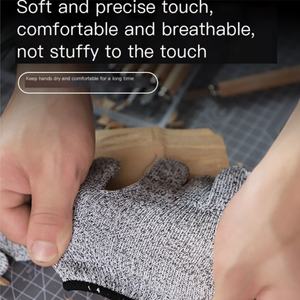 Haute qualité haute résistance hppe anti - Coupure niveau 5 enfants travail gants <span class=keywords><strong>de</strong></span> sécurité coupe protection - Product Image 3