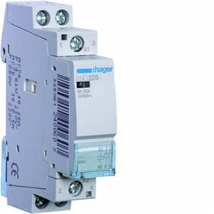 ESD225 Personalizzabile con Contattore Eco Hagers 2 NO 24 V AC 25 A Modulo 1 DIN - Product Image 1