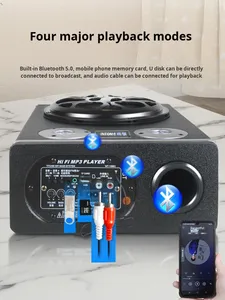 Caisson de basses ultra-fin pour <span class=keywords><strong>voiture</strong></span> Inton, siège, volume élevé, haute qualité, radio haut de gamme, haut-parleur Bluetooth avec télécommande - Product Image 2