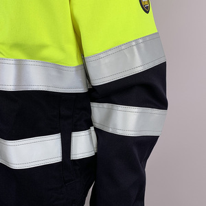 Chất lượng cao an <span class=keywords><strong>to</strong></span>àn chuyên nghiệp xây dựng Áo khoác thoáng khí Hi VIS chống cháy bảo hộ lao động thoải mái và an <span class=keywords><strong>to</strong></span>àn đồng phục - Product Image 5