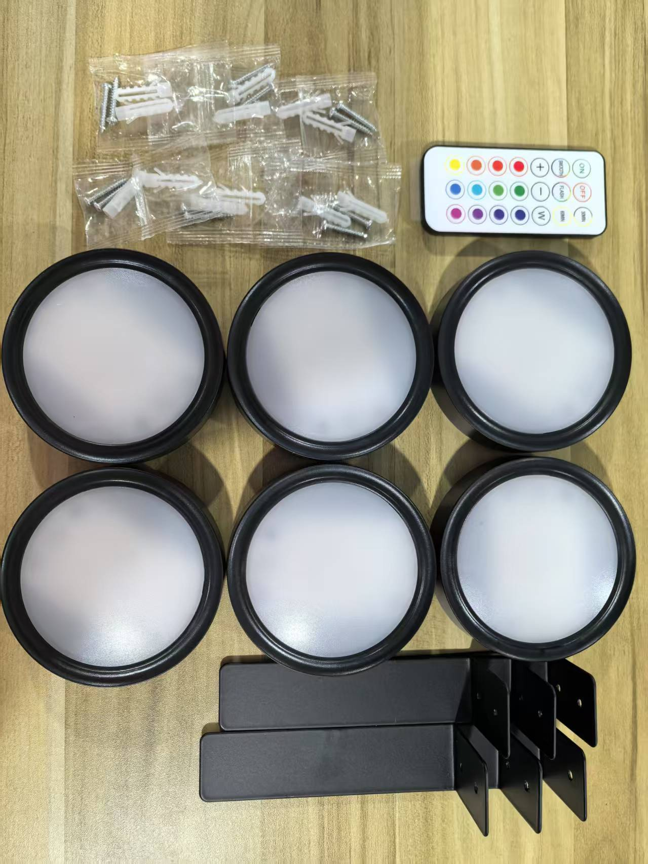 [Black-shell 13-color] 6 Light + 1 Remote Control