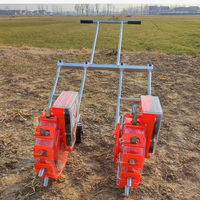 Semoir de Précision Manuel à 2 Rangs Haute Performance et Haute Productivité pour la Plantation de Maïs, Soja et Arachides