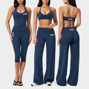 Proveedores de <span class=keywords><strong>Ropa</strong></span> <span class=keywords><strong>Deportiva</strong></span> para Mujer, Marca Privada, Chaleco de Gimnasio, Pantalones de Entrenamiento, Conjuntos de Pantalones Capri de Yoga, <span class=keywords><strong>Ropa</strong></span> <span class=keywords><strong>Deportiva</strong></span> para Fitness, Sujetador Deportivo - Product Image 1