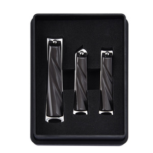 Cortauñas de acero inoxidable con hoja curva, cortauñas para manicura de dedos, herramienta de aseo portátil, 3 uds. - Product Image 4