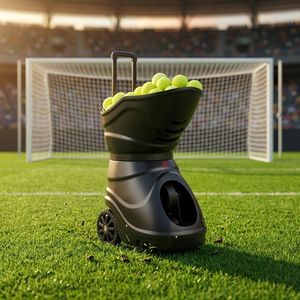 Macchina Lanciapalle da <span class=keywords><strong>Tennis</strong></span> Portatile con Scocca Solida Antiurto, Bassa Rumorosità, Uscita Palla Costante, Controllo APP+Telecomando per Uso Quotidiano - Product Image 2