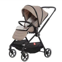 Poussette bébé certifiée CE, absorbant les chocs, légère, pliable, bidirectionnelle, détachable, pratique pour les sorties en plein air