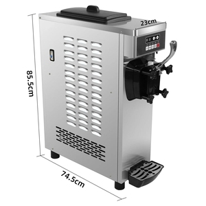 VEVOR EU既製品デスクトップシングルフレーバーアイスクリームマシンポータブルフリーザー、プレクーリングとワンクリック洗浄機能付き - Product Image 3
