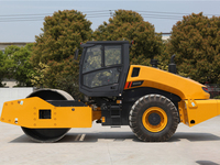 Compacteur à rouleau à tambour unique CLG6114E de 14 tonnes