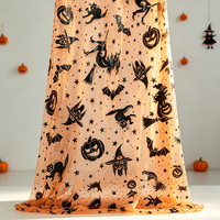 Chemin de table de Noël, décoration festive pour la table de repas, chemin de table réutilisable et lavable en polyester pour la cuisine et les fêtes