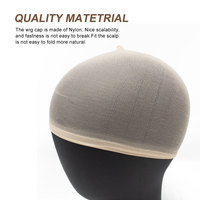Filet de Perruque Gloway, Ventilée en Nylon Noir pour Femmes, Matériel de Fabrication de Perruques