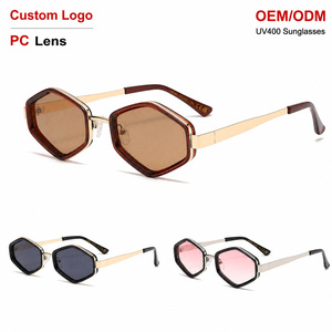 Lunettes de soleil Sunray Octagon Rim Narrow Alloy, style Metro, pour la vente en ligne sur le marché mondial - Product Image 1
