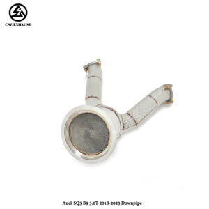 उच्च गुणवत्ता वाले csz ट्यूनिंग निकास प्रणाली ने ऑडी वर्ग 5 b9 3.0 उच्च प्रवाह उत्प्रेरक कनवर्टर डाउनपाइप निकास निकास - Product Image 5
