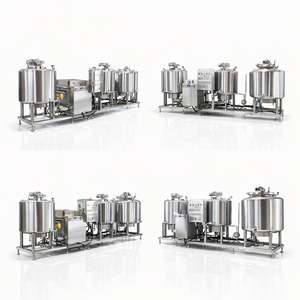 Ligne de production de yaourt à circulation d'eau contrôlée Ace Workshop, petite ligne de production de yaourt pasteurisé pour boulangeries - Product Image 2