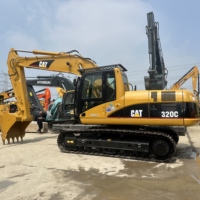 Excavatrice Caterpillar 320CL d'occasion de haute qualité pour CAT 320 sur chenilles, en état de marche, avec composants essentiels : moteur et pompe
