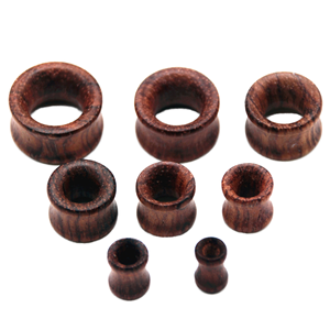 Dilatadores de Madera Orgánica PARA EL Cuerpo, Ensanchador de Oreja Doble Acampanado de 6mm-20mm, Joyería para Regalo de Fiesta de Boda, 30 Unidades - Product Image 1
