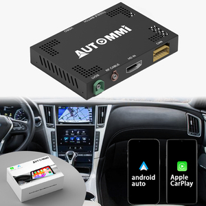 Q60 Qx50 Q50L Auto Electronics Accesorios Inalámbrico <span class=keywords><strong>Apple</strong></span> CarPlay Android Auto Módulo para 2015 - 2019 Infiniti Upgrade Kit - Product Image 1