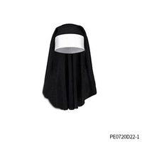 PESENAR Vintage Nun Habit Costume pour Adultes-Halloween Carnaval Église Thème Fête Cosplay Robe