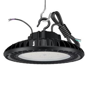 Para UL DLC Listed 300W Regulable High Bay para luz LED IP65 Cuerpo de aluminio impermeable para almacén Fábrica Estacionamiento Dialux - Product Image 1