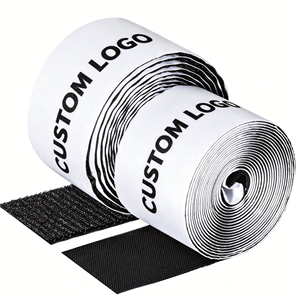 Hook&Loop Fastener With Strong Adhesive Backing Without <b>Edge</b> 100% Adhesion Area Heavy Duty Strength - Product Image 4