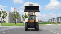BHL105 Backhoe Loader Tugas Berat Panjang Keseluruhan 6430mm Mesin Konstruksi Berkinerja Tinggi