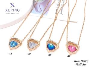 Xuping <span class=keywords><strong>jingjing</strong></span> – collier cœur pour toujours, collier délicat en cristal à la mode, nouvel arrivage - Product Image 5