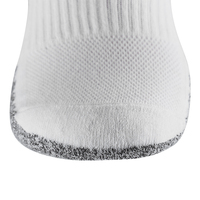 Chaussettes de sport en coton et polyester respirantes, anti-transpiration, à compression, tricotées, avec silicone, pour la vitesse
