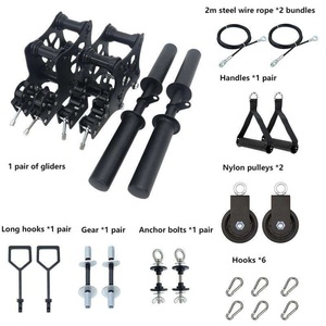 Accessori <span class=keywords><strong>Fitness</strong></span> Scorrevoli Regolabili Migliorati - Combo <span class=keywords><strong>per</strong></span> Trazioni Verticali e Vogatore <span class=keywords><strong>per</strong></span> Smith Machine e Squat Rack - Product Image 6