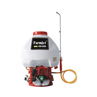 Pompa Plunger Farmjet 25L / 30L Peralatan Penyemprot Mesin Pertanian Penyemprot Ransel dan Penyemprot Bensin