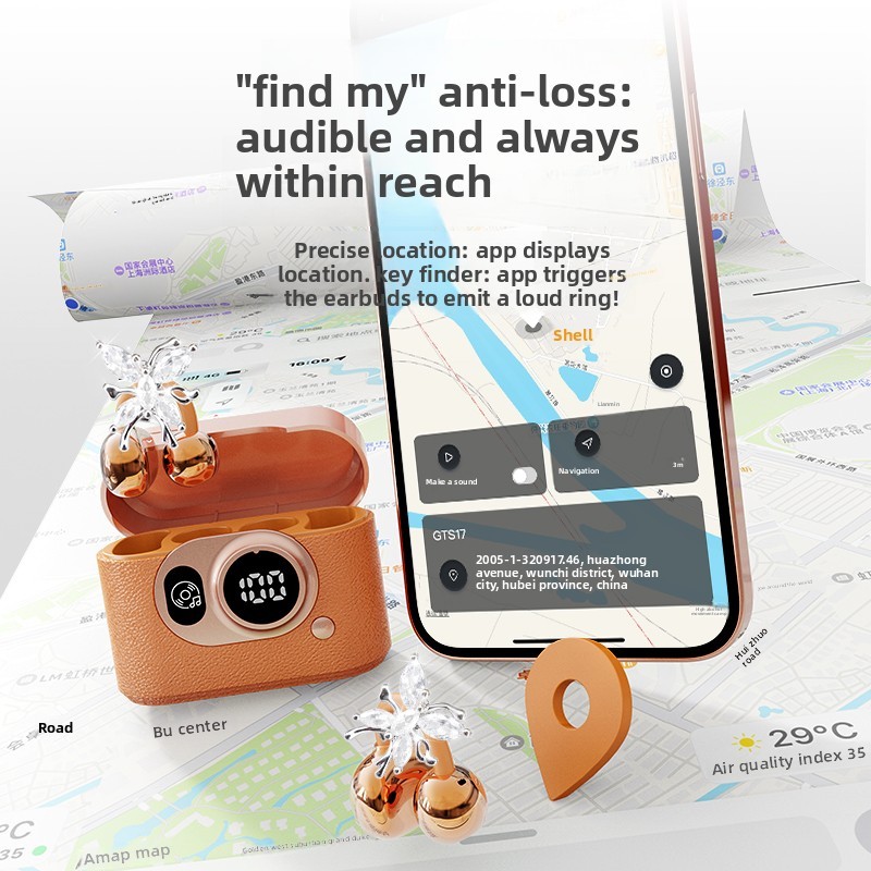 2026 New Bt <strong>Earbuds</strong> Sports Clip-On Earphones Stylish Ear-Clip Wireless Bt Headphones With <strong>Butterfly</strong> Clip